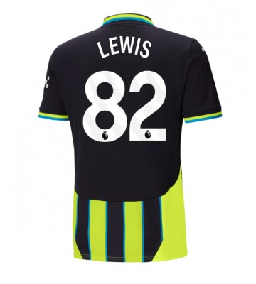 Manchester City Rico Lewis #82 Bortatröja 2024-25 Kortärmad